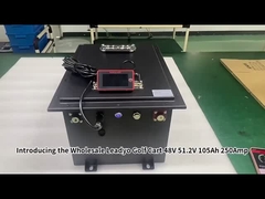 51.2V 48V 105Ah LiFePO4 Golf Cart Baterai 250Amp