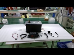 Golf Cart 48V 105Ah Metal Case Isi Ulang Baterai Lithium Ion Dengan LCD Dan CAN RS485