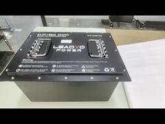 Baterai Golf Cart Lifepo4 Arus Tinggi 48V 100Ah 200A Isi Ulang Dengan LCD