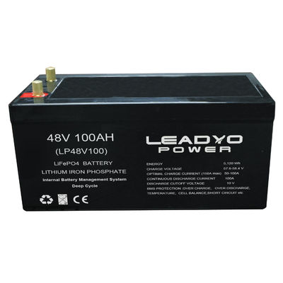 Beli 48V 100Ah LiFePO4 Baterai Pak Deep Cycle Lithium Baterai Untuk Perahu Laut Outboard pembuatan online