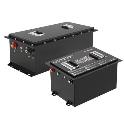 Beli Smart CANBUS RS485 LiFePO4 Golf Cart 48V 51.2V 150Ah Lithium Iron LFP Baterai dengan LCD LED Display / Charger pembuatan online