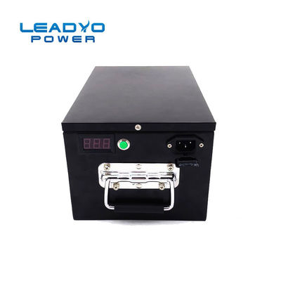 Beli 48V 50Ah LiFePO4 Golf Cart Baterai Kasing Baja Tahan Lama Dengan Pegangan pembuatan online