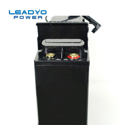 Slim 100ah Baterai Lithium Bluetooth 12V Deep Cycle Baterai Lithium Ion Untuk RV