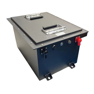 Harga yang pantas 5000 Siklus LiFePO4 Golf Cart Baterai 300A Puncak arus -20 ~ 45 °C Range suhu penyimpanan on line