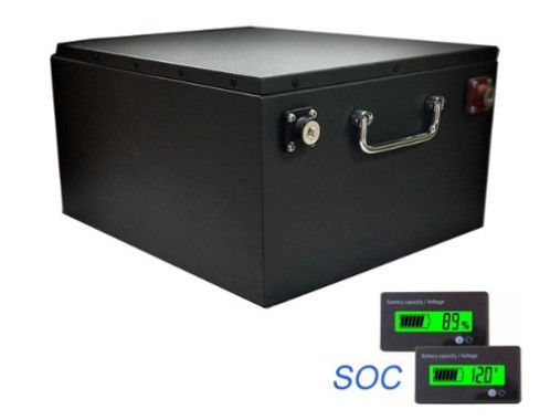 Harga yang pantas Arus Tinggi 48V 200A Golf Cart Lifepo4 Baterai Isi Ulang Dengan BMS on line