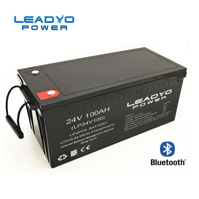 Harga yang pantas Smart Lithium ion Marine Battery 24v 100Ah Deep Cycle Lifepo4 Baterai untuk Kapal Pesiar dengan Bluetooth on line