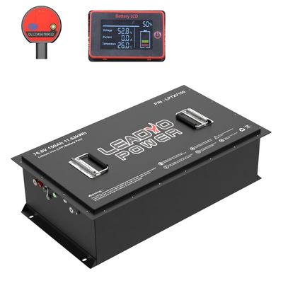 Harga yang pantas Lithium 72V 150Ah Golf Cart Baterai LiFePO4 Golf Buggy Baterai Paket Dengan Bluetooth LCD CANBUS on line