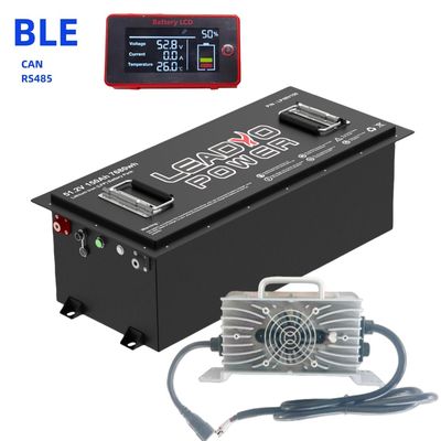 Harga yang pantas Smart 48V 150Ah Lithium LiFePO4 Baterai Paket untuk Listrik Kargo Rickshaw Tuk-Tuk Tricycle on line