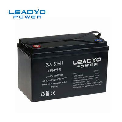 Mesin Pembersih Lantai LiFePO4 Cerdas Baterai 24V 50Ah Ringan