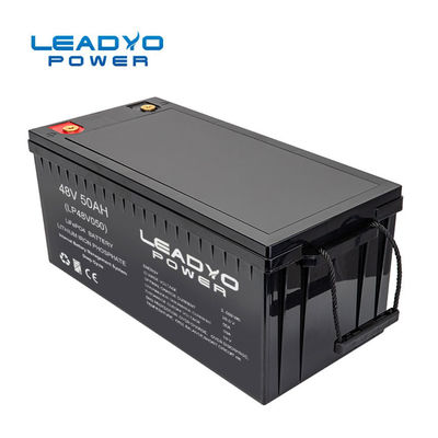 Baterai Penyimpanan Surya Lithium Bluetooth 2.4KWH 51.2V 50Ah Untuk Rumah
