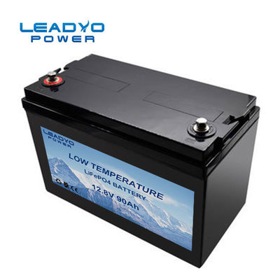 Baterai LiFePO4 Suhu Rendah 12kg 90Ah Baterai Lithium Iron Phosphate 12V