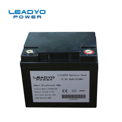 Baterai Lifepo4 12V 50Ah yang Dapat Disekrup Dengan Bluetooth 197x166x168mm