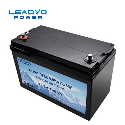Smart Bluetooth 12V 100Ah LifePO4 Battery Self Heating Untuk RV Marine
