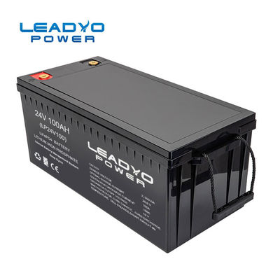 Bluetooth 24V 100ah Baterai Lithium Ion LiFeP04 Tahan Air Untuk E Boat Yachts
