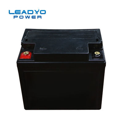 Harga yang pantas Kotak Plastik 30Ah 12V Paket Baterai Lithium Ion Untuk Lampu Jalan Tenaga Surya on line
