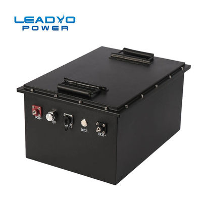 48V 100Ah Mesin Pembersih Lantai Baterai Siklus Dalam Paket Baterai LiFepo4 AGV