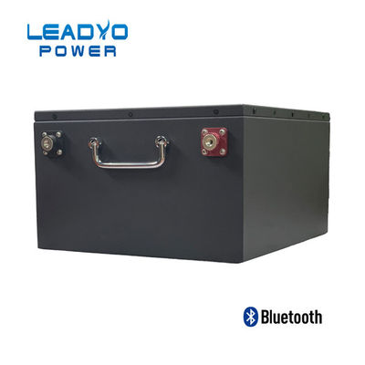 Baterai 100ah 24V Lifepo4 Paralel Tanpa Batas Dibangun di heat sink Untuk RV