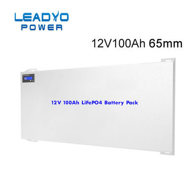 LEADYO Slimline Lithium Deep Cycle Battery 12V 100Ah Ganti Baterai Caravan AGM